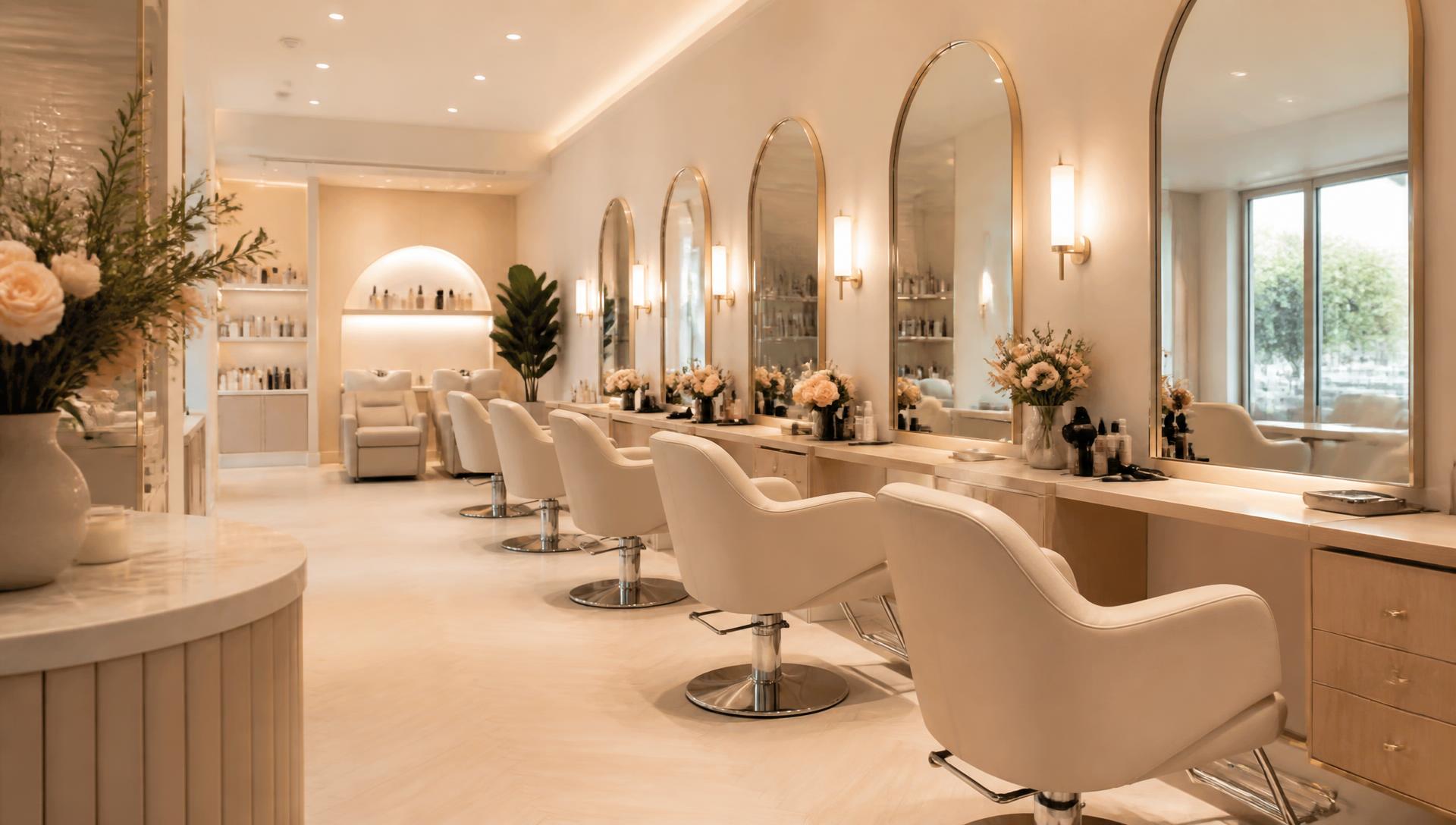 Bright, welcoming interior of Broadview Beauty Salon